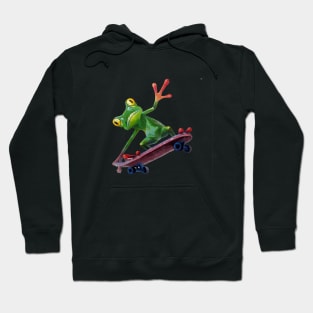 frog skateboard Hoodie